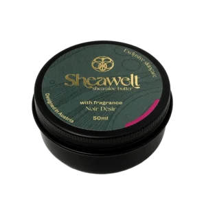 Sheawelt Shea-Aloe-Butter mit Duft im schwarzen Tiegel
