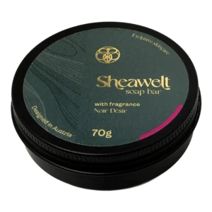 Sheawelt Sheaseife mit Duft im schwarzen Tiegel